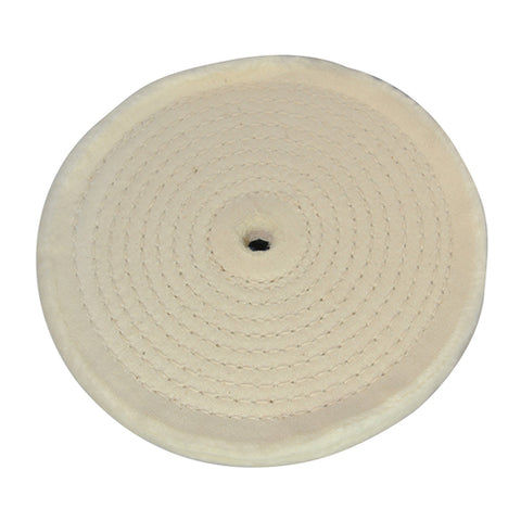 Silverline-Spiral-Stitched Cotton Buffing Wheel