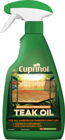 Cuprinol-Natural Enhancing Teak Oil Spray Clear