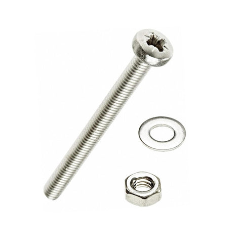 Securit-Machine Screws Nuts Washers, Pack of 10
