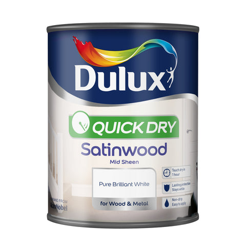 Dulux-Quick Dry Satinwood 750ml