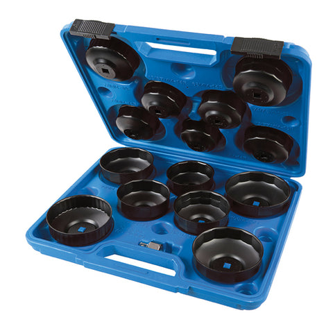 Silverline-Oil Filter Wrench Set 15pce