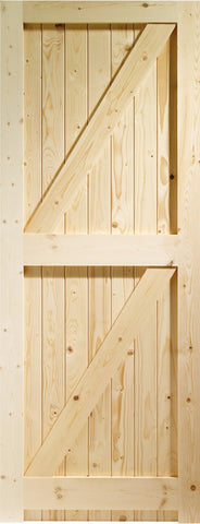 Framed Ledged & Braced External Pine Gate or Shed Door