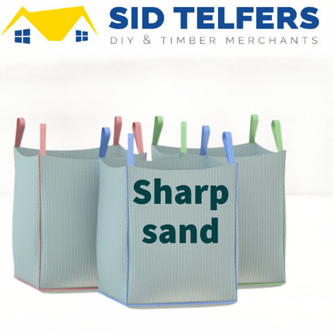 Sid Telfers Sharp Sand - Jumbo Bag ( Tonne bag ) Read Terms conditions