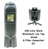 Ward  Slimline Green Slim Line Water Butt Set 100L Green Set | 210L Green Set