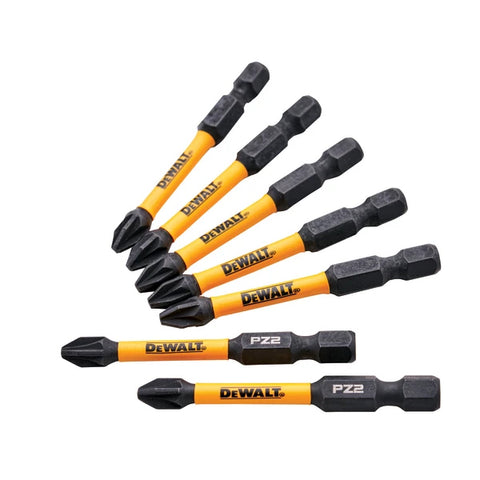 DeWalt 5+2 PZ2 Screwdriver Bit Pack XMS25BIT502