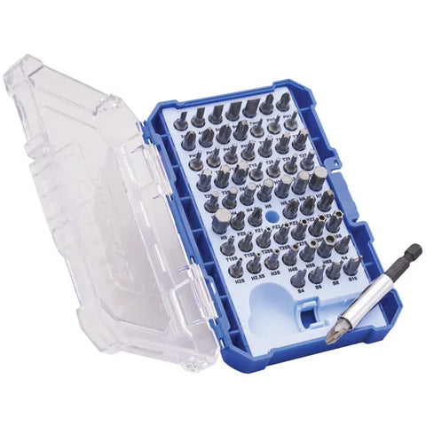 Faithfull 61 Piece Chrome Vanadium Security Screwdriver Bit Set XMS25BSET61
