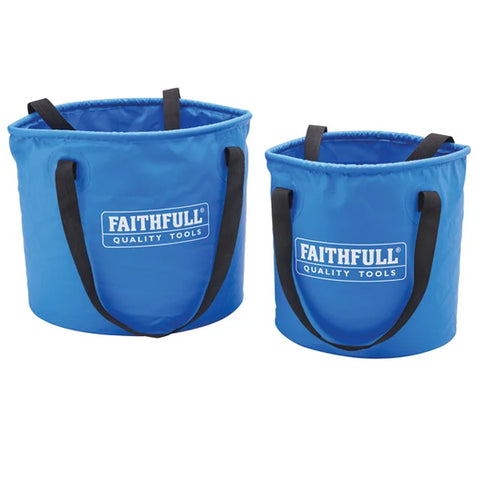 Faithfull 12L & 20L Collapsible Bucket Pack XMS25BUCKET
