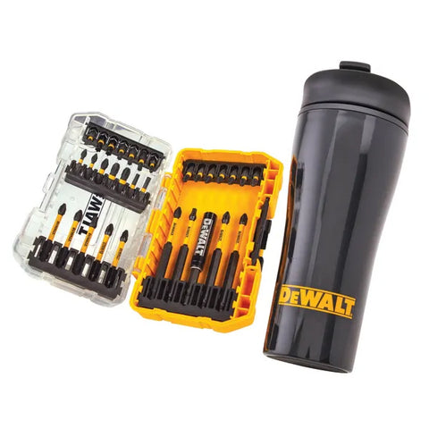 DeWalt 32 Piece FlexTorq Bit Set & Travel Mug XMS25MUGSET