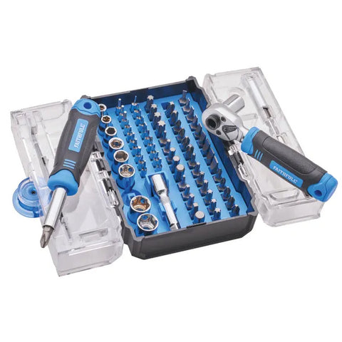 Faithfull 78 Piece Screwdriver Bit & Socket Set XMS25SDSET78