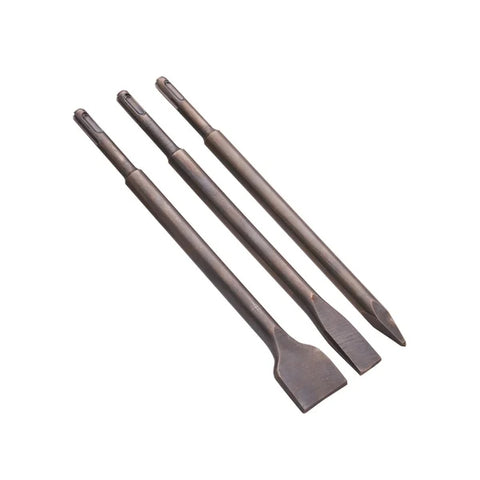 Faithfull 3 Piece SDS+ Chisel Bit Set XMS25SDSSET