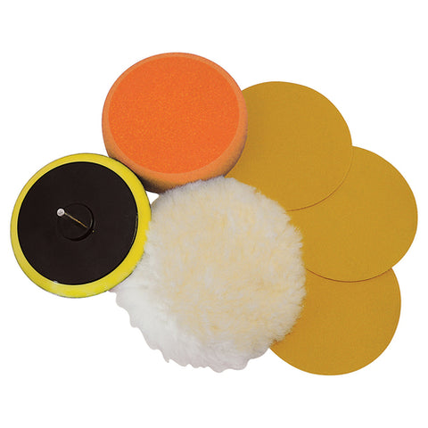 Silverline-Sanding & Polishing Kit 6pce