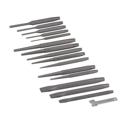 Silverline-Punch & Chisel Set 16pce