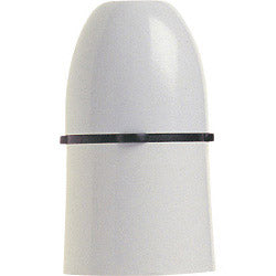 Dencon-BC Cord Grip Lampholder White T1 to BSEN/IEC61184
