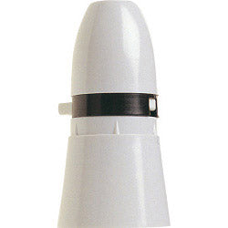 Dencon-1/2" Switched Lamp Holder White, T1 Long Skirt to BSEN/IEC61184