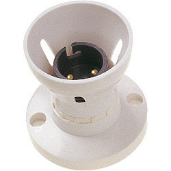 Dencon-BC HO Skirt White, 3 Terminals T1 Batten Lampholder