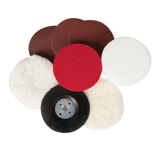 Silverline-Sanding & Polishing Kit 8pce