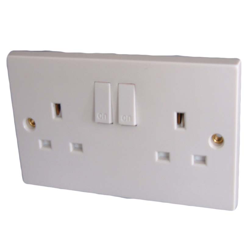 Dencon-13A, Twin Switched Socket Outlet to BS1363