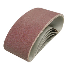 Silverline-Sanding Belts 75 x 457mm 5pk