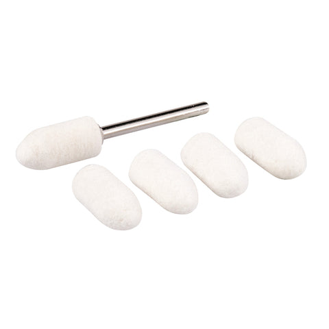 Silverline-Rotary Tool Felt Polishing Point Set 6pce