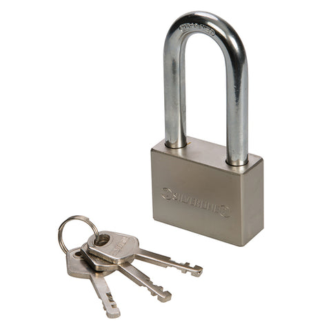 Silverline-Steel Padlock Long Shackle