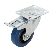 Fixman-Braked Swivel Elastic Rubber Castor