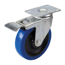 Fixman-Braked Swivel Elastic Rubber Castor
