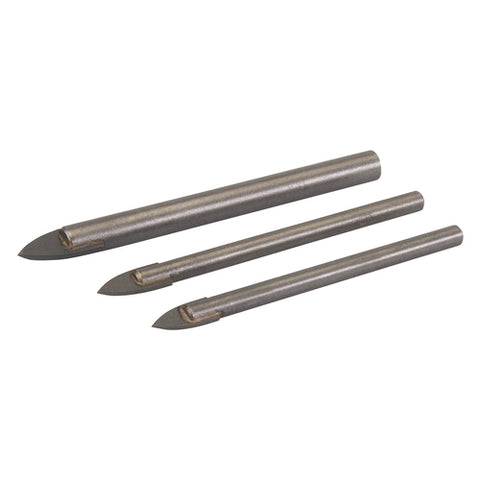 Silverline-Tile & Glass Drill Bit Set 3pce