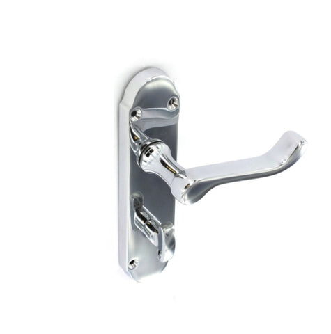 Securit-Chrome Shaped Bath Handles (1 Pair)