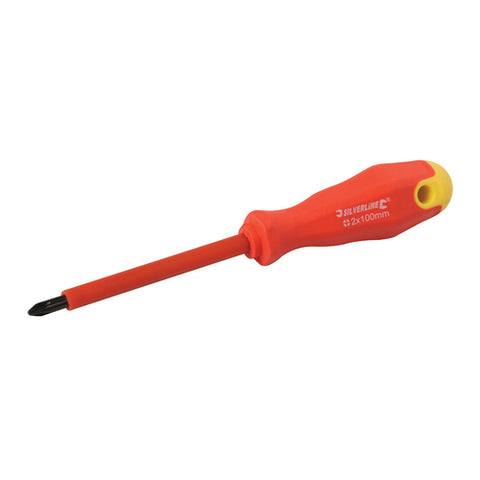 Silverline-Insulated Soft-Grip Screwdriver Phillips