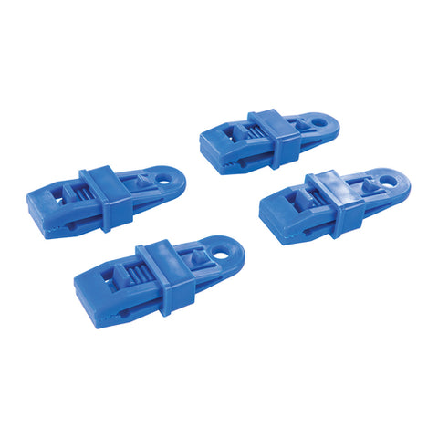 Silverline-Tarpaulin Clips 4pk