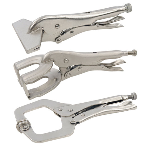 Silverline-Welding Clamp Set 3pce