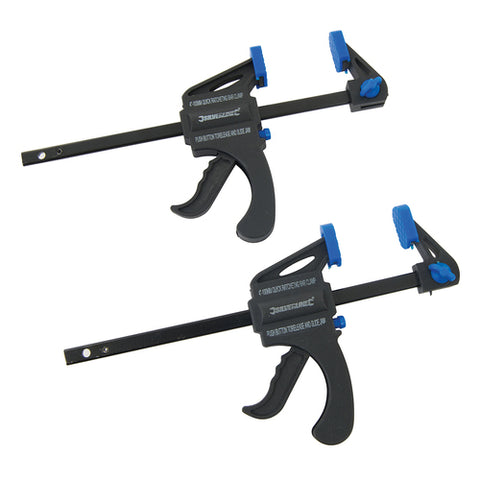 Silverline-Mini Clamps 2pk
