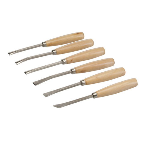 Silverline-Carving Chisel Set 6pce