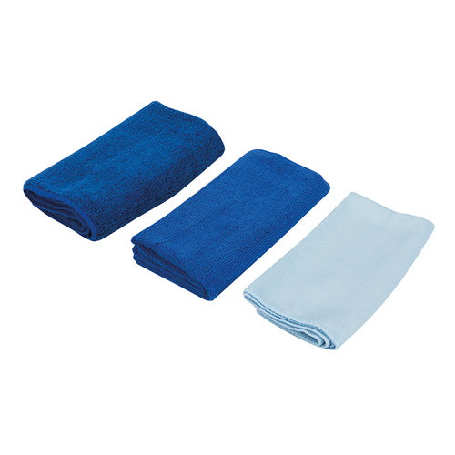 Silverline-Microfibre Cloth Cleaning Set 3pce
