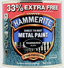 Hammerite-Metal Paint Hammered 750ml + 33% Free