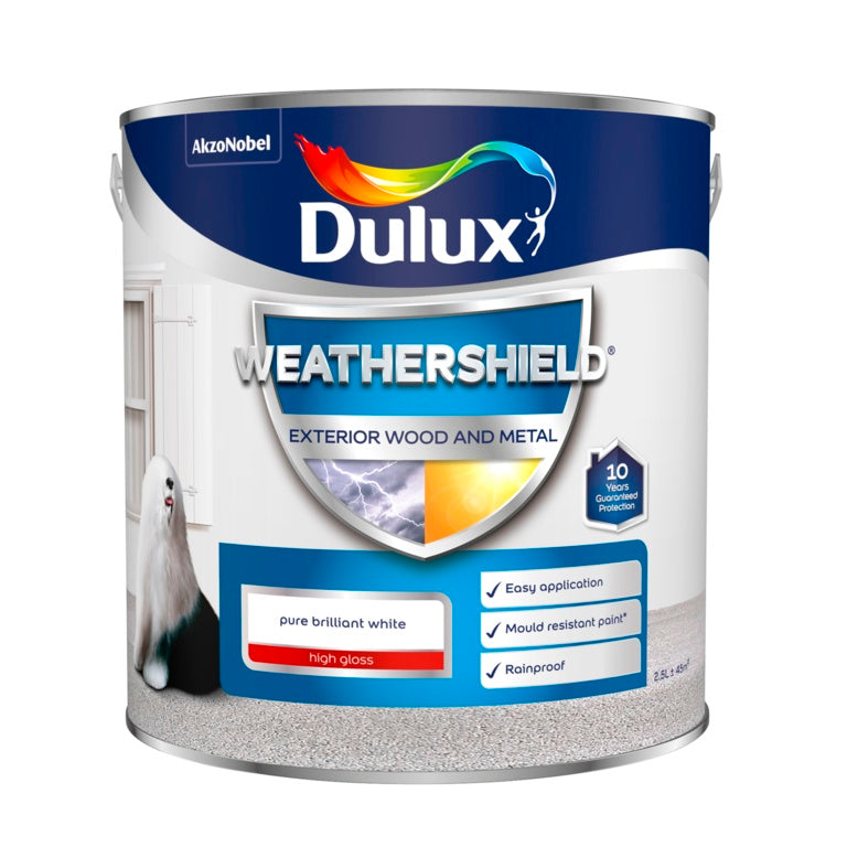 Dulux-Weathershield Exterior Gloss 2.5L