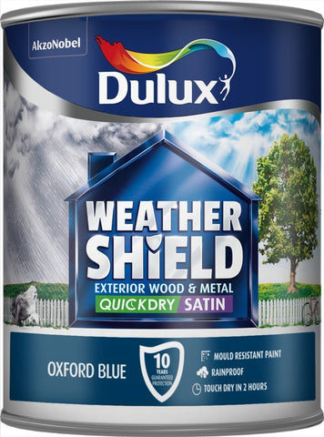 Dulux-Weathershield Quick Dry Exterior Satin 750ml