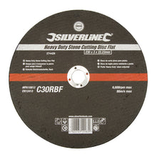 Silverline-Heavy Duty Stone Cutting Disc Flat