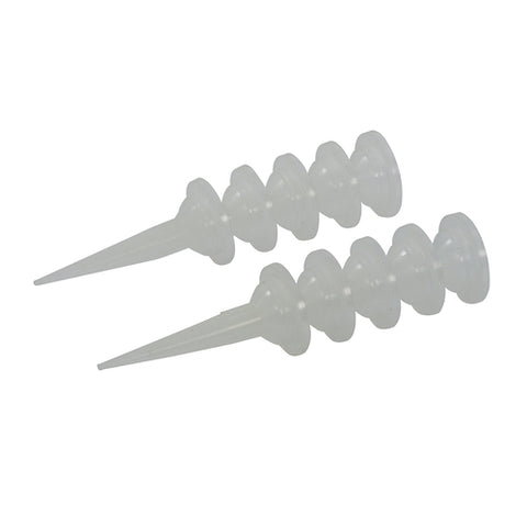 Silverline-Silicone Sausage Gun Nozzles 10pk