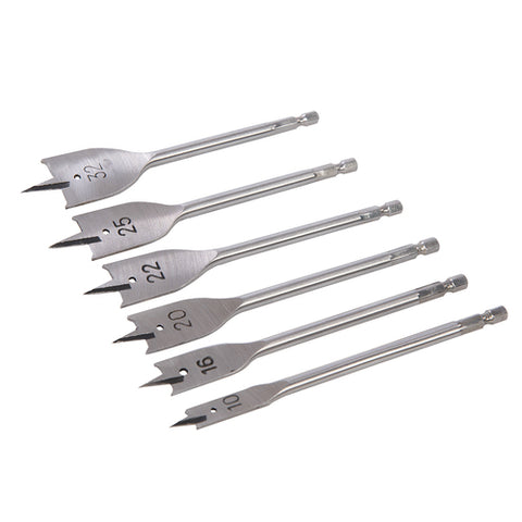 Silverline-Flat Bit Set 6pce