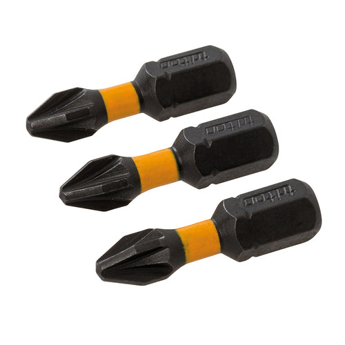 Triton-Pozi Screwdriver Impact Bit 3pk