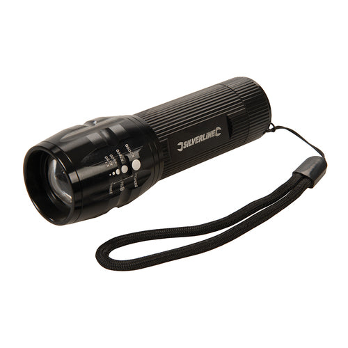 Silverline-LED Zooming flashlight