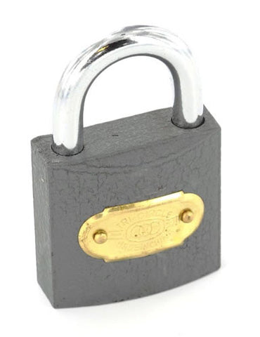 Securit-Tricircle Iron Padlock Brass Cylinder