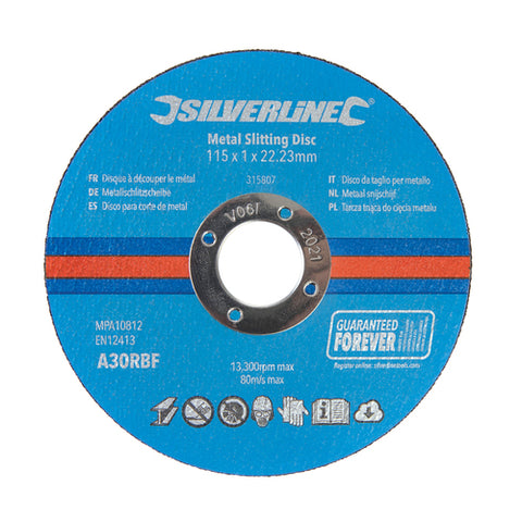 Silverline-Metal Slitting Discs 10pk
