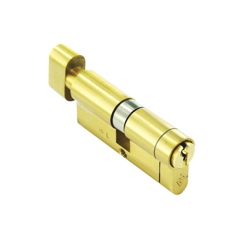 Securit-1* Star Euro Double Thumbturn Cylinder Brass