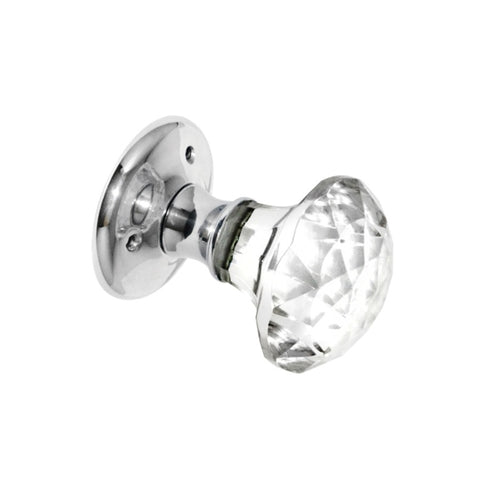 Securit-Glass Solitaire Mortice Knobs CP