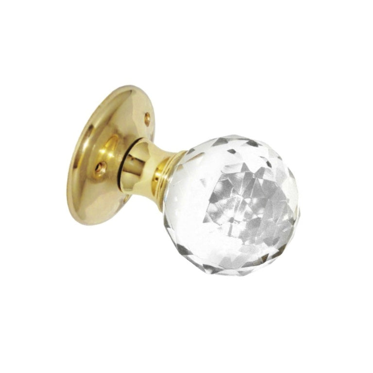 Securit-Glass Ball Mortice Knobs PB