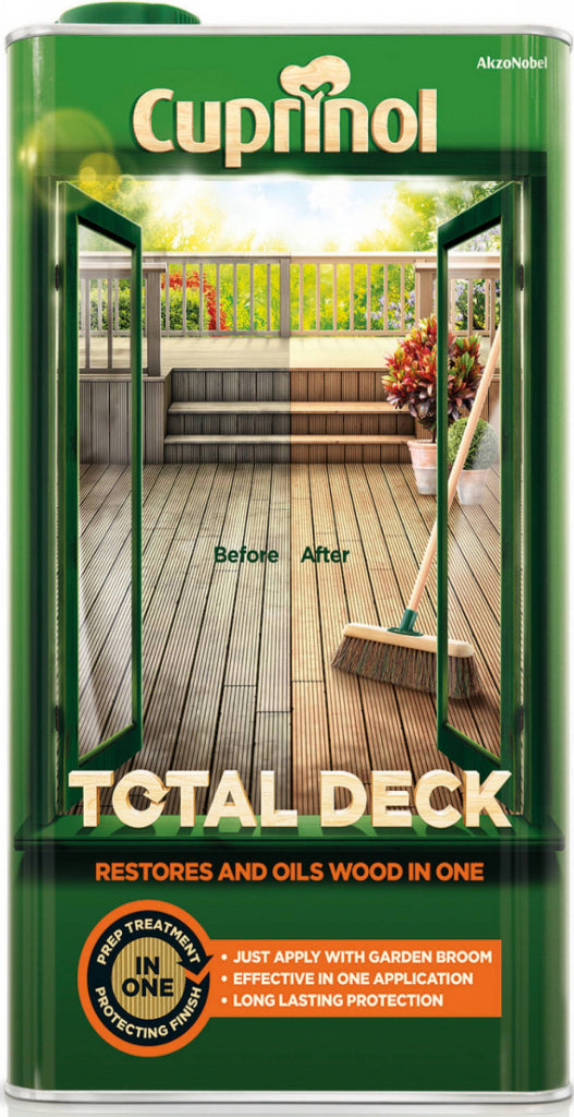 Cuprinol-Total Deck Restorer & Oil 5L