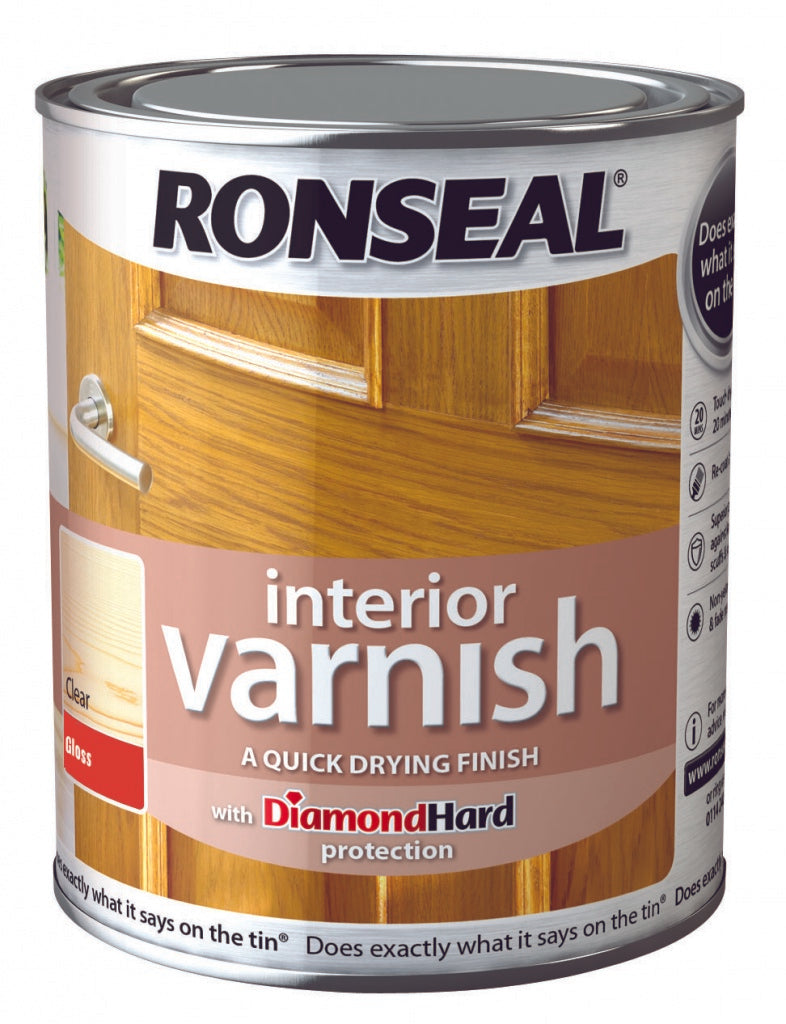 Ronseal-Interior Varnish Gloss 250ml