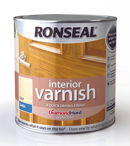 Ronseal-Interior Varnish Satin 2.5L